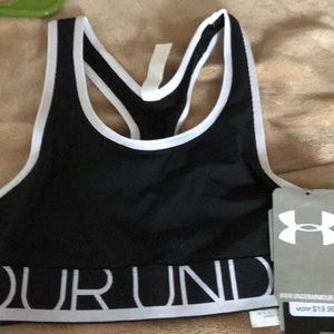 Girls under armor sports bra